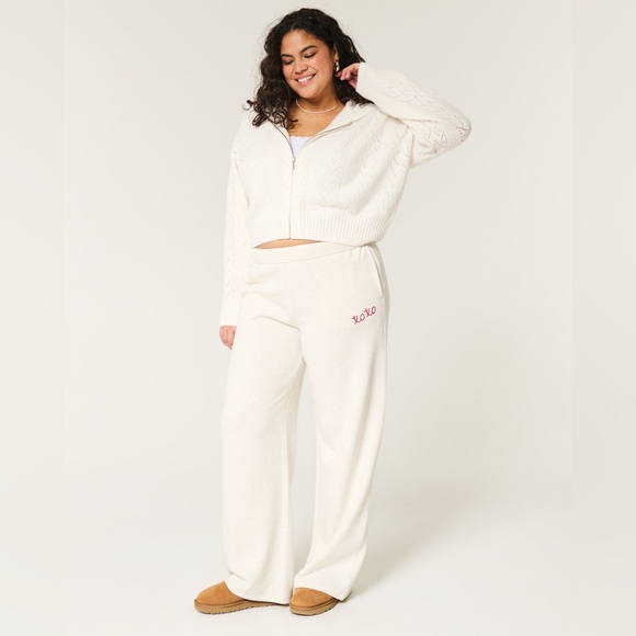 Hollister Pants - Hollister XOXO Wide Leg Sweatpants